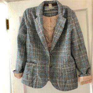 Plaid blazer